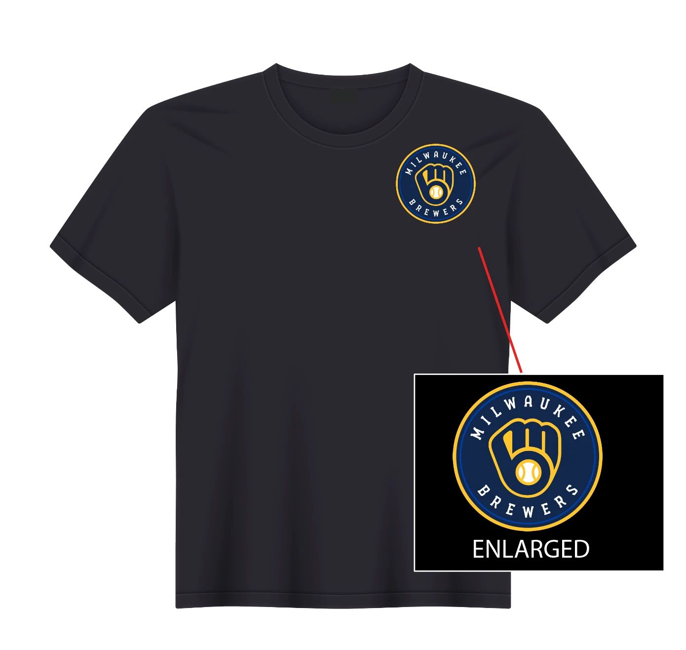 Milwaukee Brewers Baseball T-Shirt NEW S, M, L, XL Unisex T-shirt, Sweatshirt, Hoodie, Long Sleeve Tee - T-Shirt, Sweatshirt, Hoodie