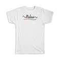 Gift T-Shirt : Malawi Flag Colors Malawian Travel Expat Country Minimalist Unisex T-shirt, Sweatshirt, Hoodie, Long Sleeve Tee - T-Shirt, Sweatshirt, Hoodie