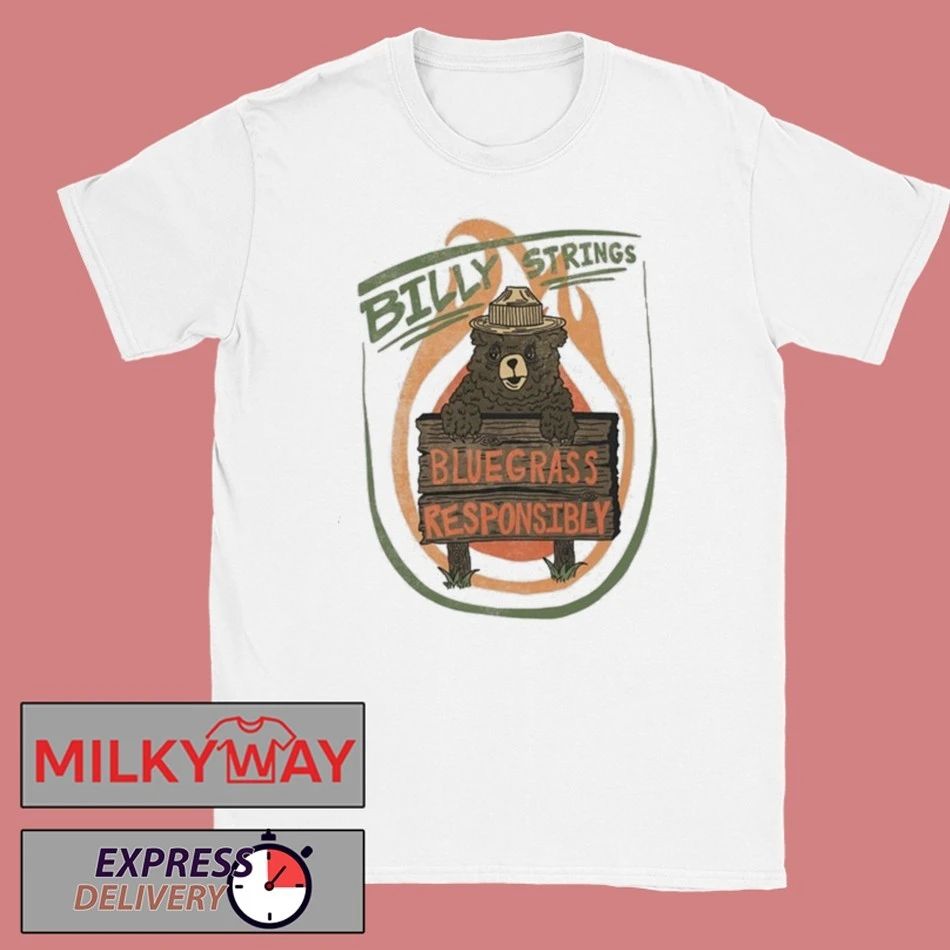 Billy Strings Spring Tour 2026 Bluegrass Responsibly shirt Unisex T-shirt, Sweatshirt, Hoodie, Long Sleeve Tee - T-Shirt, Sweatshirt, Hoodie
