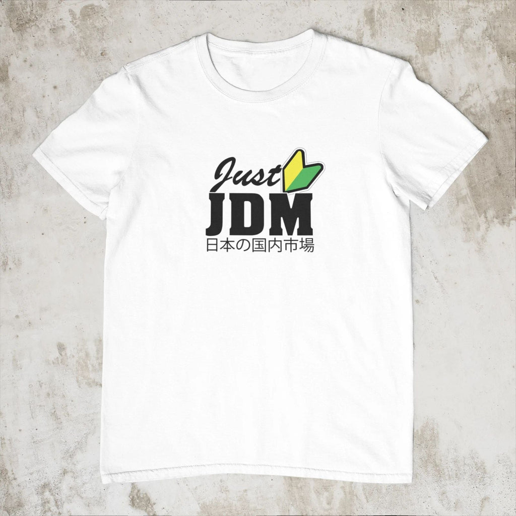 Just JDM Car Culture Stance Japanese Trendy Printed Cotton Men's T-shirt Top Tee Unisex T-shirt, Sweatshirt, Hoodie, Long Sleeve Tee - T-Shirt, Sweatshirt, Hoodie