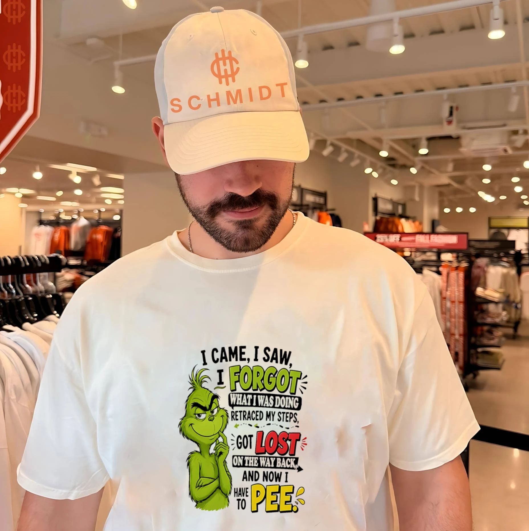 I came I saw I forgot what I was doing retraced my steps got lost on the way back Grinch shirt - T-Shirt, Sweatshirt, Hoodie