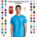 Personalised Custom Printed Gildan Heavy Cotton T-Shirt Casual Tee T Shirt TOP Unisex T-shirt, Sweatshirt, Hoodie, Long Sleeve Tee - T-Shirt, Sweatshirt, Hoodie