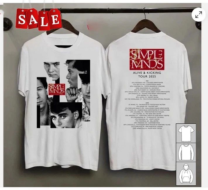 New Simple Minds Alive And Kicking Gift For Fans Unisex S-5XL Shirt LW544 Unisex T-shirt, Sweatshirt, Hoodie, Long Sleeve Tee - T-Shirt, Sweatshirt, Hoodie