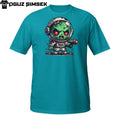 Space Zombie Shirt  Green Alien Astronaut Cartoon Sci-Fi Horror Tee Unisex T-shirt, Sweatshirt, Hoodie, Long Sleeve Tee - T-Shirt, Sweatshirt, Hoodie