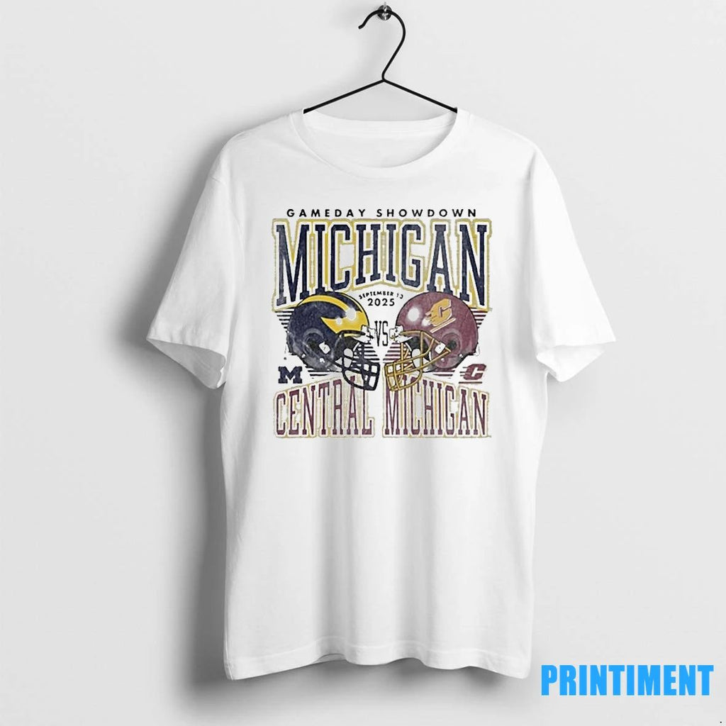 Michigan Wolverines Vs Central Michigan Chippewas 2025 Gameday Showdown Football Tshirts Sweater - T-Shirt, Sweatshirt, Hoodie