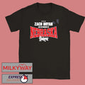 Zach Bryan With Heaven On Tour Nebraska 2026 Venue Merch Tee On April 25 2026 At Lincoln Memorial Stadium Nebraska Huskers Big Logo shirt - T-Shirt, Sweatshirt, Hoodie