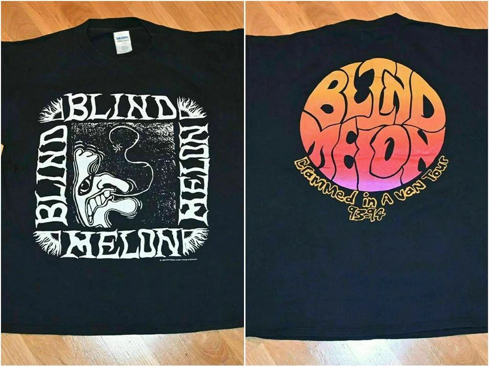 BLIND MELON T SHIRT CONCERT 1993-94 TOUR ROCK GRUNGE BAND T SHIRT Unisex T-shirt, Sweatshirt, Hoodie, Long Sleeve Tee - T-Shirt, Sweatshirt, Hoodie