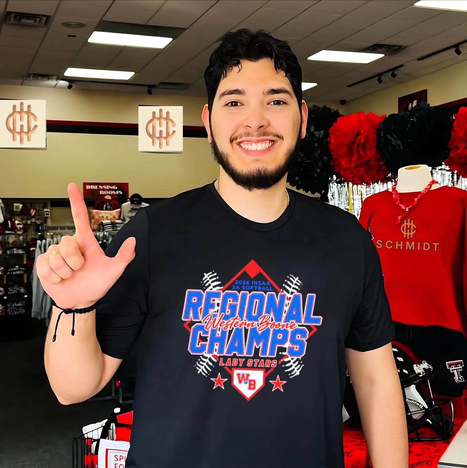 Western Boone Lady Stars 2026 IHSAA 2A Softball Regional Champs shirt Unisex T-shirt, Sweatshirt, Hoodie, Long Sleeve Tee - T-Shirt, Sweatshirt, Hoodie