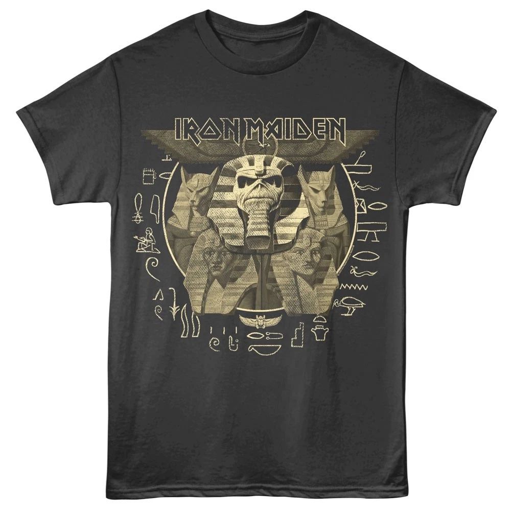 Iron Maiden Adult T-Shirt HIEROGLYPHICS LP Official Band Heavy Metal Music Smoke Unisex T-shirt, Sweatshirt, Hoodie, Long Sleeve Tee - T-Shirt, Sweatshirt, Hoodie