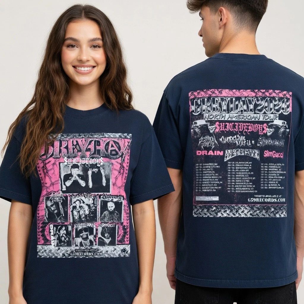 Dark Hip Hop Concert Tour 2026 Style T Shirt Urban Rap Streetwear Graphic Tee Unisex T-shirt, Sweatshirt, Hoodie, Long Sleeve Tee - T-Shirt, Sweatshirt, Hoodie