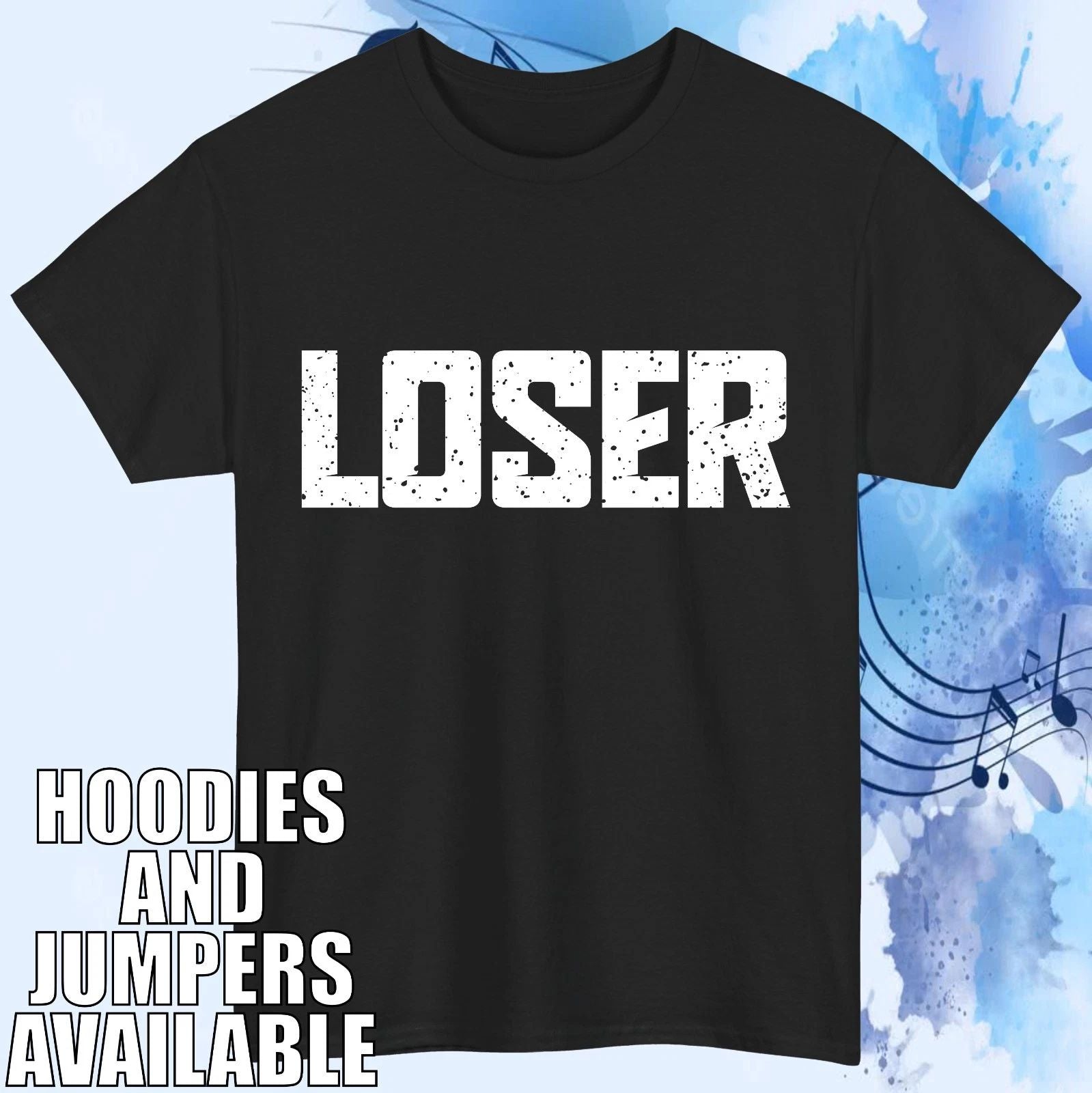 LOSER Music Band Graphic TShirt  Distressed Vintage Style Fan Unisex Tee Top Unisex T-shirt, Sweatshirt, Hoodie, Long Sleeve Tee - T-Shirt, Sweatshirt, Hoodie