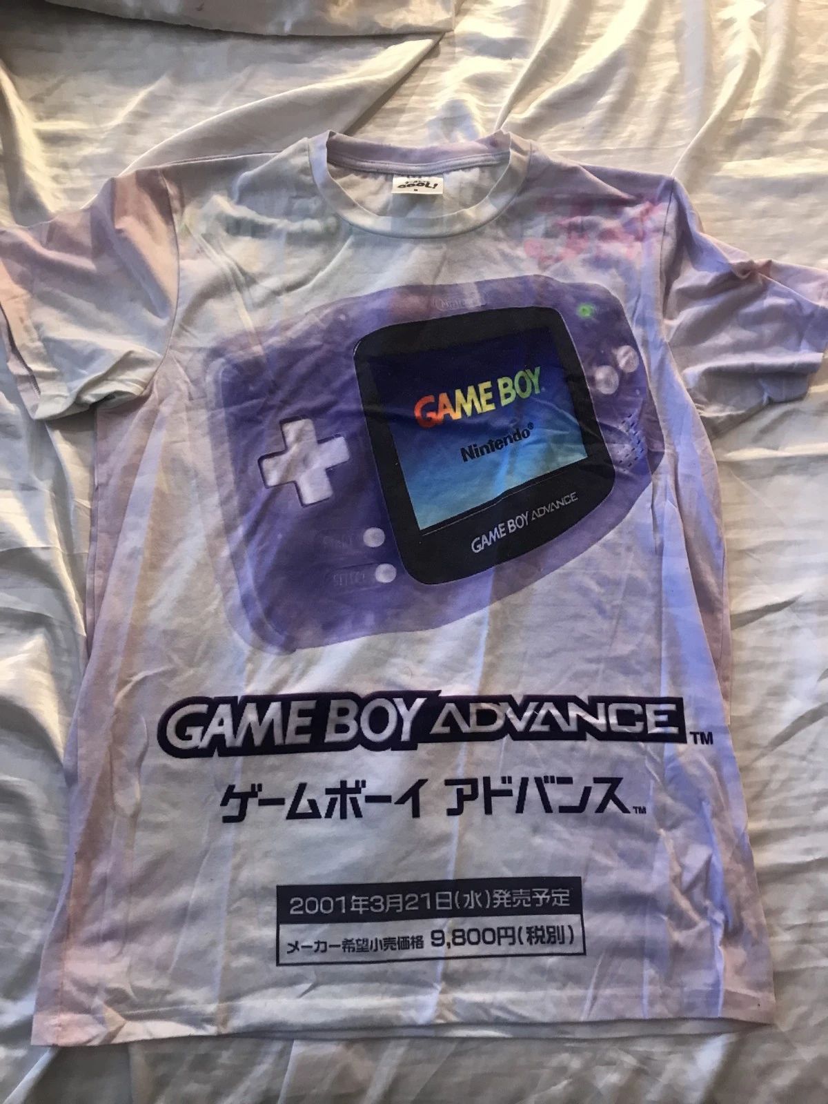 COOL SHIRTZ! Game Boy Advance GBA Graphic Short Sleeve T-Shirt Size M Unisex T-shirt, Sweatshirt, Hoodie, Long Sleeve Tee - T-Shirt, Sweatshirt, Hoodie
