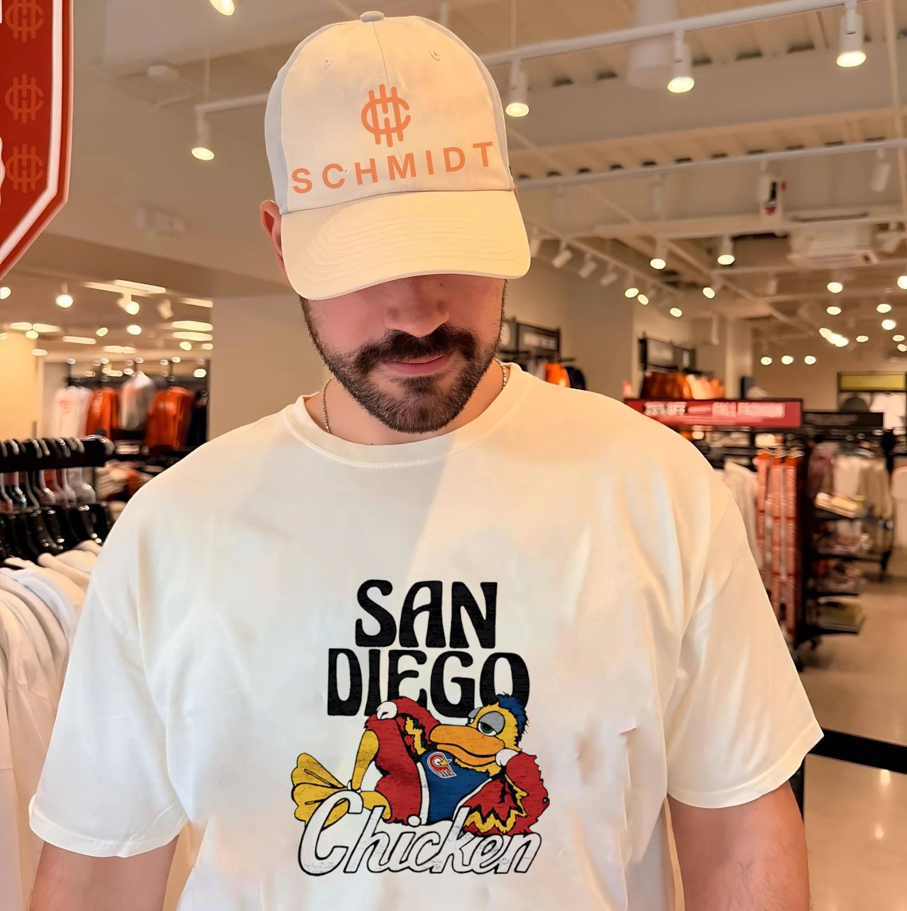 San Diego Padres Chicken Mascot cartoon shirt Unisex T-shirt, Sweatshirt, Hoodie, Long Sleeve Tee - T-Shirt, Sweatshirt, Hoodie