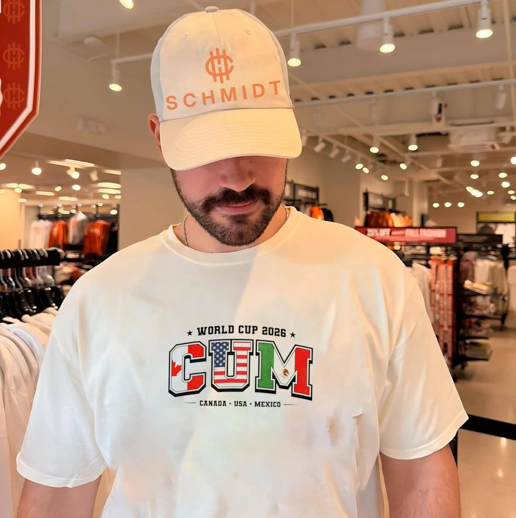 CUM World Cup 2026 Canada Usa Mexico shirt Unisex T-shirt, Sweatshirt, Hoodie, Long Sleeve Tee - T-Shirt, Sweatshirt, Hoodie