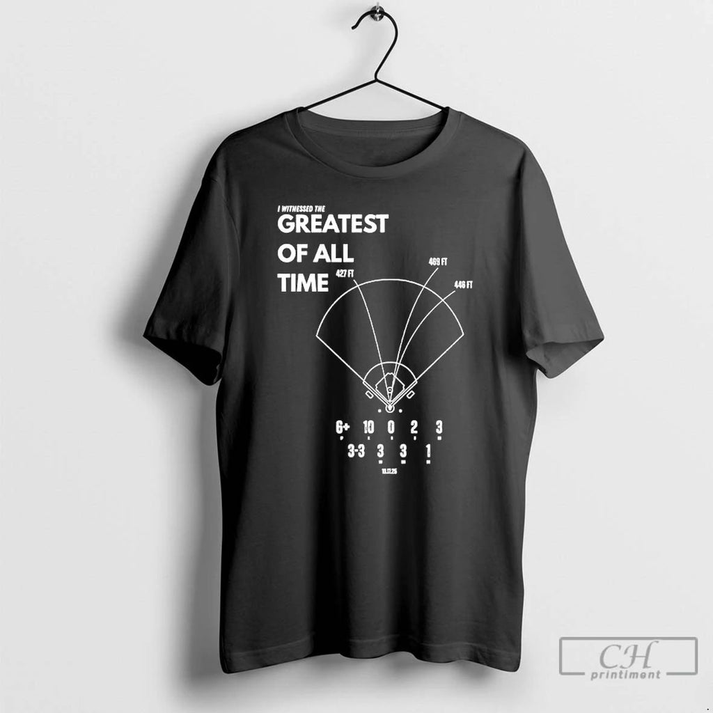 Classic I Witnessed The Greatest Of On Time Shohei Ohtani Wins Nlcs Mvp After Unisex T-shirt, Sweatshirt, Hoodie, Long Sleeve Tee - T-Shirt, Sweatshirt, Hoodie
