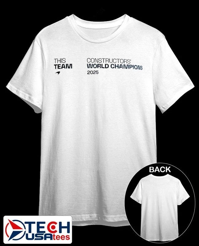 This Team Constructors World Champions 2025 shirt Unisex T-shirt, Sweatshirt, Hoodie, Long Sleeve Tee - T-Shirt, Sweatshirt, Hoodie