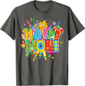 Funny Happy Holi Hindu Festival Quote Design Unisex T-Shirt Unisex T-shirt, Sweatshirt, Hoodie, Long Sleeve Tee - T-Shirt, Sweatshirt, Hoodie