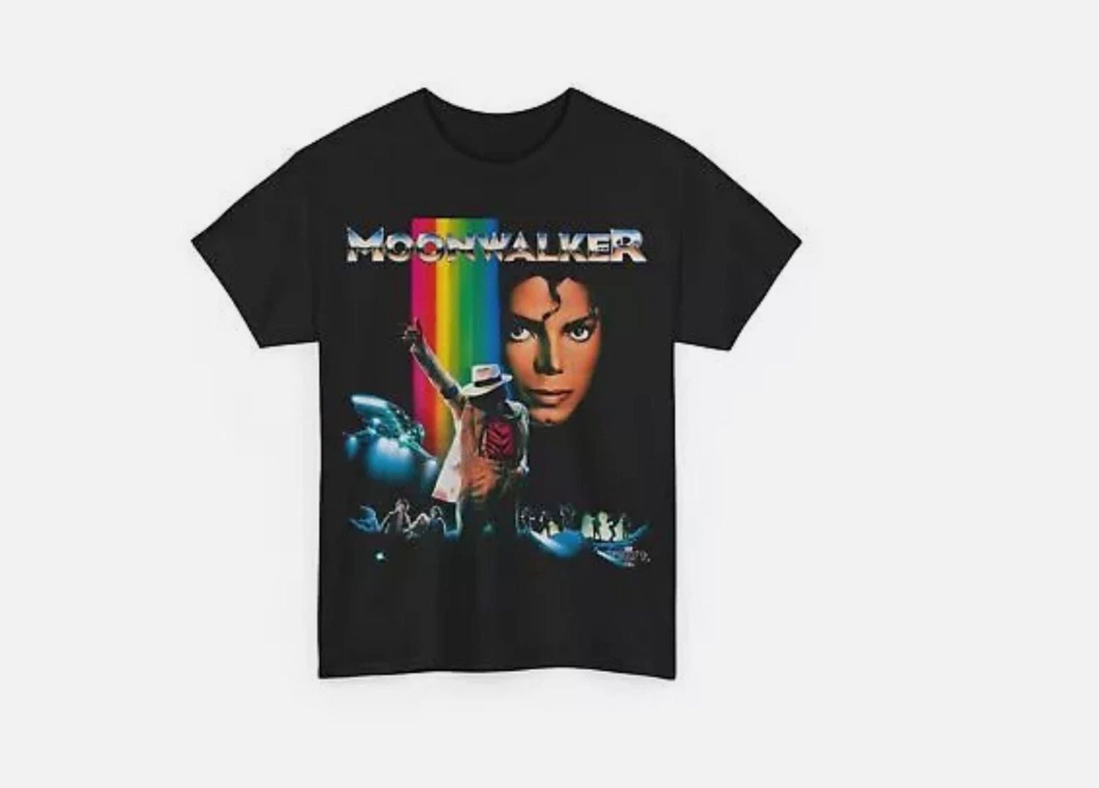 SALE Michael Jackson Moonwalker Movie T Shirt Unisex Heavy Cotton Tee Unisex T-shirt, Sweatshirt, Hoodie, Long Sleeve Tee - T-Shirt, Sweatshirt, Hoodie