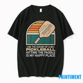 The Sound Of A Pickleball Hitting The Paddle Is My Happy Place Tshirts Sweater Unisex T-shirt, Sweatshirt, Hoodie, Long Sleeve Tee - T-Shirt, Sweatshirt, Hoodie