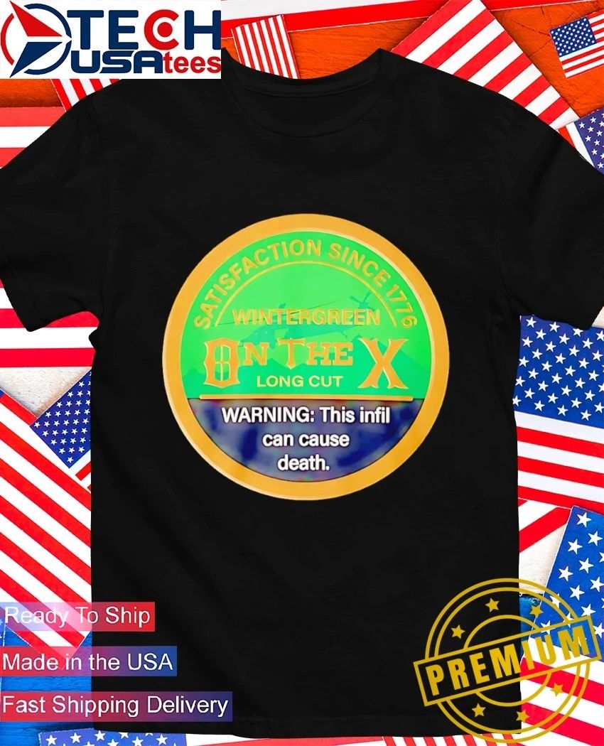 Wintergreen on the X Satisfaction Since 1776 shirt Unisex T-shirt, Sweatshirt, Hoodie, Long Sleeve Tee - T-Shirt, Sweatshirt, Hoodie
