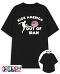 Kick America out of Iran shirt Unisex T-shirt, Sweatshirt, Hoodie, Long Sleeve Tee - T-Shirt, Sweatshirt, Hoodie