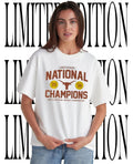 Texas Longhorns Softball Back-To-Back 2026 NCAA National Champions shirt Unisex T-shirt, Sweatshirt, Hoodie, Long Sleeve Tee - T-Shirt, Sweatshirt, Hoodie