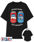 Different brands same ingredients Republican and Democracy can shirt Unisex T-shirt, Sweatshirt, Hoodie, Long Sleeve Tee - T-Shirt, Sweatshirt, Hoodie