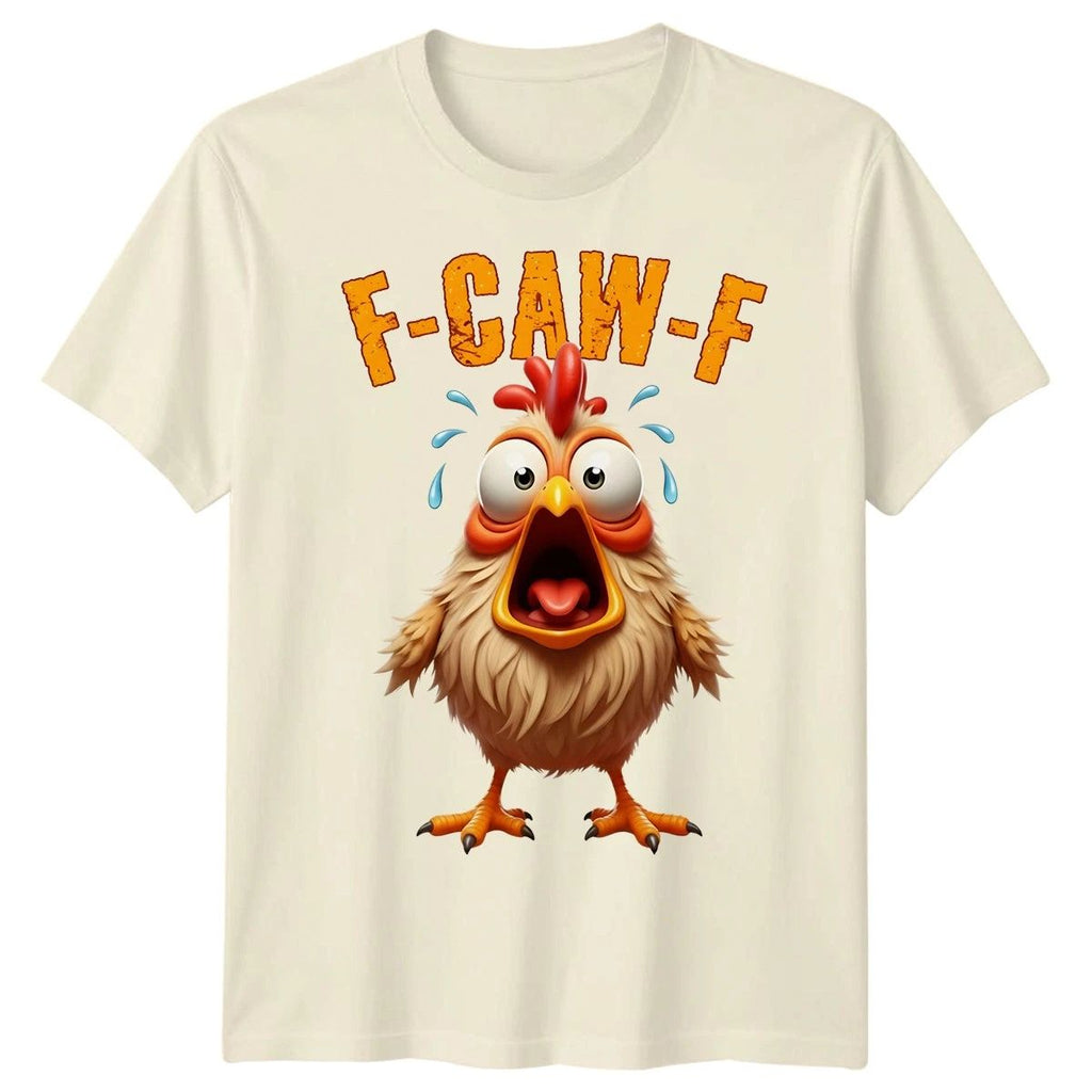 F-CAW-F Sarcastic Chicken Meme Tee Funny Gothic Halloween T-Shirt Adults Kids #8 Unisex T-shirt, Sweatshirt, Hoodie, Long Sleeve Tee - T-Shirt, Sweatshirt, Hoodie