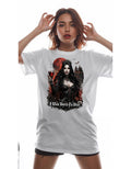 Dark Vampire Woman 'I Was Born To Bite' T-Shirt | Gothic Vampire Tee shirt x her Unisex T-shirt, Sweatshirt, Hoodie, Long Sleeve Tee - T-Shirt, Sweatshirt, Hoodie