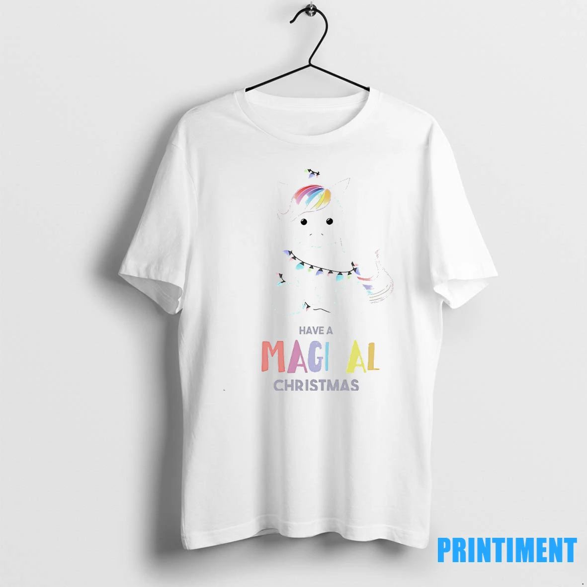 Have A Magical Christmas Unicorn Light String Tshirts Sweater Unisex T-shirt, Sweatshirt, Hoodie, Long Sleeve Tee - T-Shirt, Sweatshirt, Hoodie