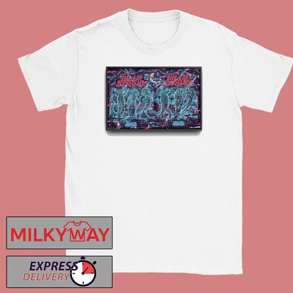 Billy Strings Apr 10-11 2026 Enmarket Arena In Savannah GA Poster shirt Unisex T-shirt, Sweatshirt, Hoodie, Long Sleeve Tee - T-Shirt, Sweatshirt, Hoodie