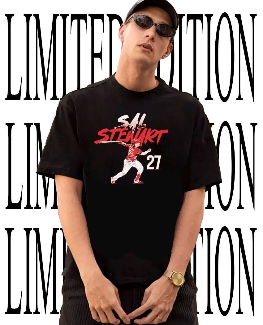 Sal Stewart #27 Cincinnati Reds Baseball slugger swing shirt Unisex T-shirt, Sweatshirt, Hoodie, Long Sleeve Tee - T-Shirt, Sweatshirt, Hoodie