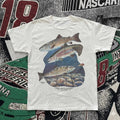 Vintage Style 90s Trout Fresh Water Lightning Angler Fly Fishing T Shirt Unisex T-shirt, Sweatshirt, Hoodie, Long Sleeve Tee - T-Shirt, Sweatshirt, Hoodie