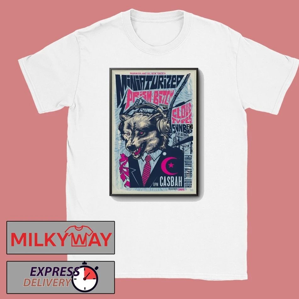 Miniaturized San Diego CA On Apr 10 2026 Tour Poster shirt Unisex T-shirt, Sweatshirt, Hoodie, Long Sleeve Tee - T-Shirt, Sweatshirt, Hoodie