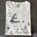 Frog Graphic T-Shirt, Anger Dwells Deep Within Meme Tee, Comfort Colors Unisex T-shirt, Sweatshirt, Hoodie, Long Sleeve Tee - T-Shirt, Sweatshirt, Hoodie