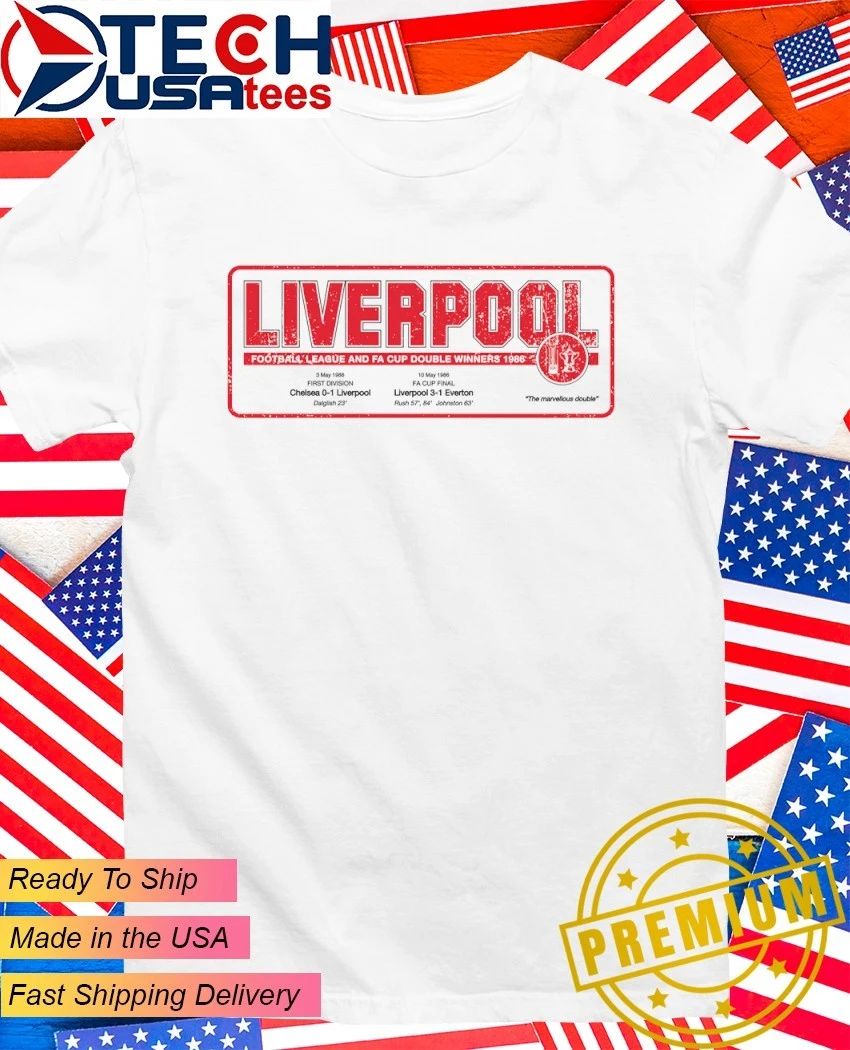 Liverpool Football League and FA Cup Double Winners 1986 shirt Unisex T-shirt, Sweatshirt, Hoodie, Long Sleeve Tee - T-Shirt, Sweatshirt, Hoodie
