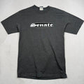Vintage Senate Shirt Mens Medium Gray Logo Graphic Skate Brand Streetwear Unisex T-shirt, Sweatshirt, Hoodie, Long Sleeve Tee - T-Shirt, Sweatshirt, Hoodie