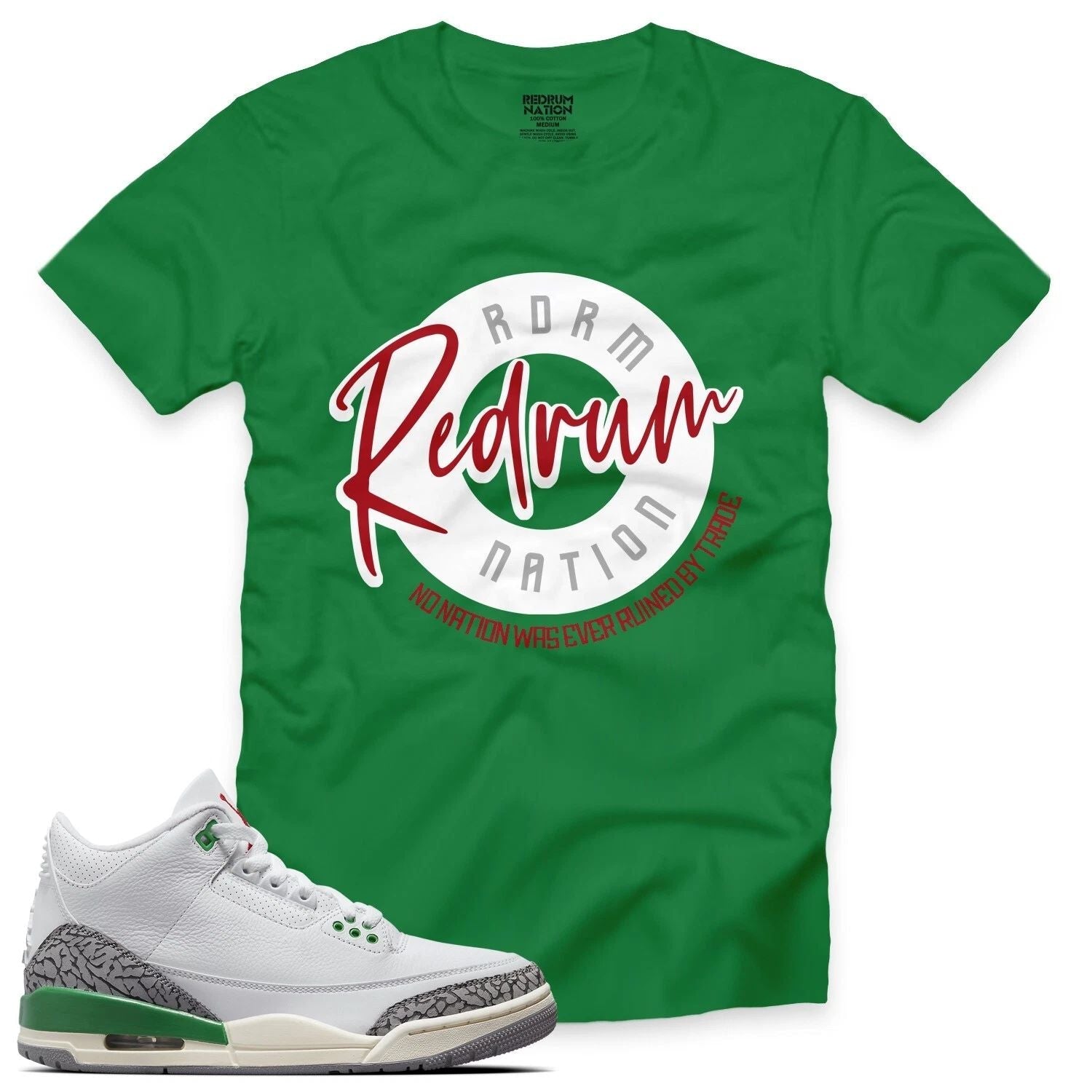 Lucky Green 3 RDRM Redrum Nation v2 Tshirt Unisex T-shirt, Sweatshirt, Hoodie, Long Sleeve Tee - T-Shirt, Sweatshirt, Hoodie