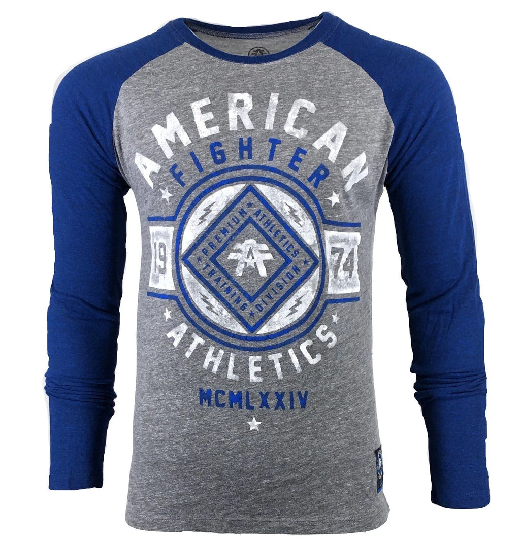 AMERICAN FIGHTER Men's T-Shirt CHESTNUT HILL Long Sleeve Shirt Athletic Biker Unisex T-shirt, Sweatshirt, Hoodie, Long Sleeve Tee - T-Shirt, Sweatshirt, Hoodie