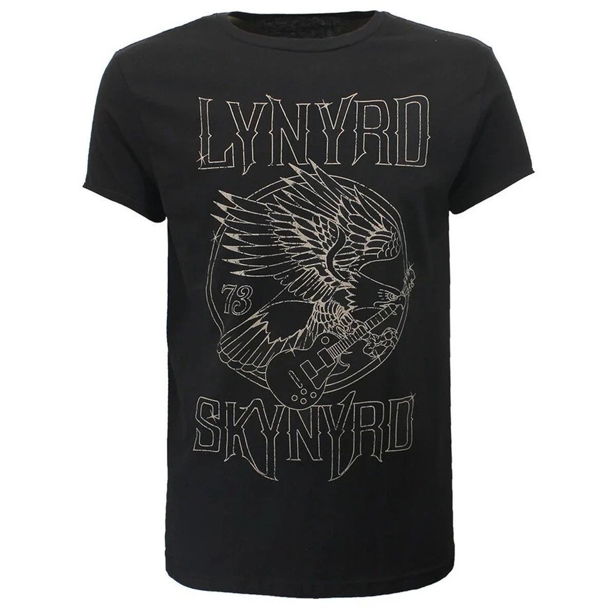 Lynyrd Skynyrd T-Shirt Eagle Guitar Rock Official New Black Unisex T-shirt, Sweatshirt, Hoodie, Long Sleeve Tee - T-Shirt, Sweatshirt, Hoodie