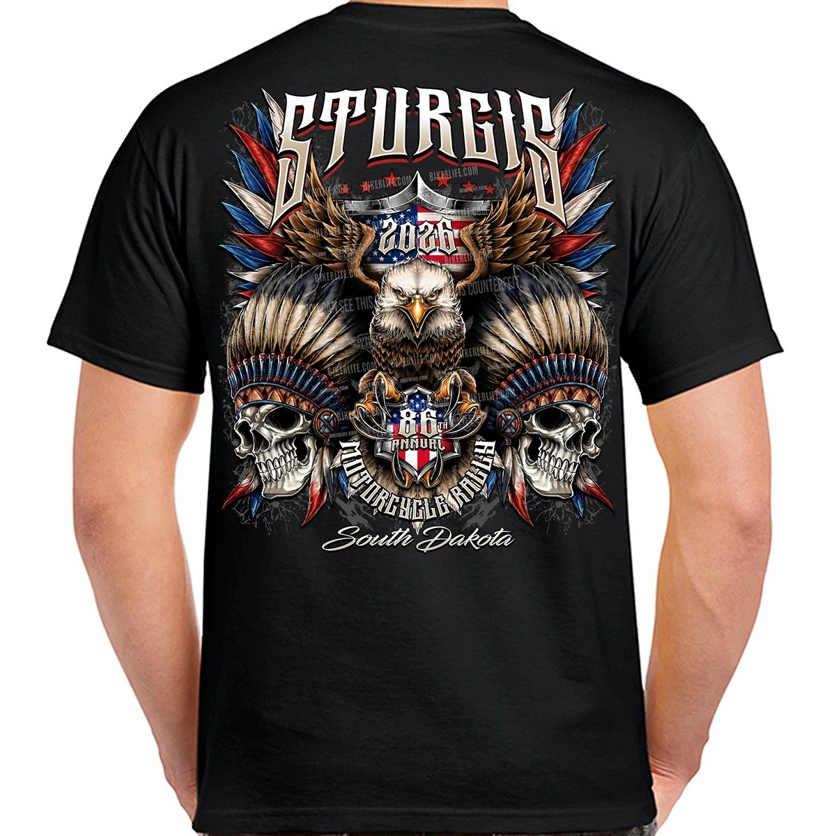 T-Shirt 2026 Sturgis Motorcycle Rally Indian Freedom Eagle No Harley Unisex T-shirt, Sweatshirt, Hoodie, Long Sleeve Tee - T-Shirt, Sweatshirt, Hoodie