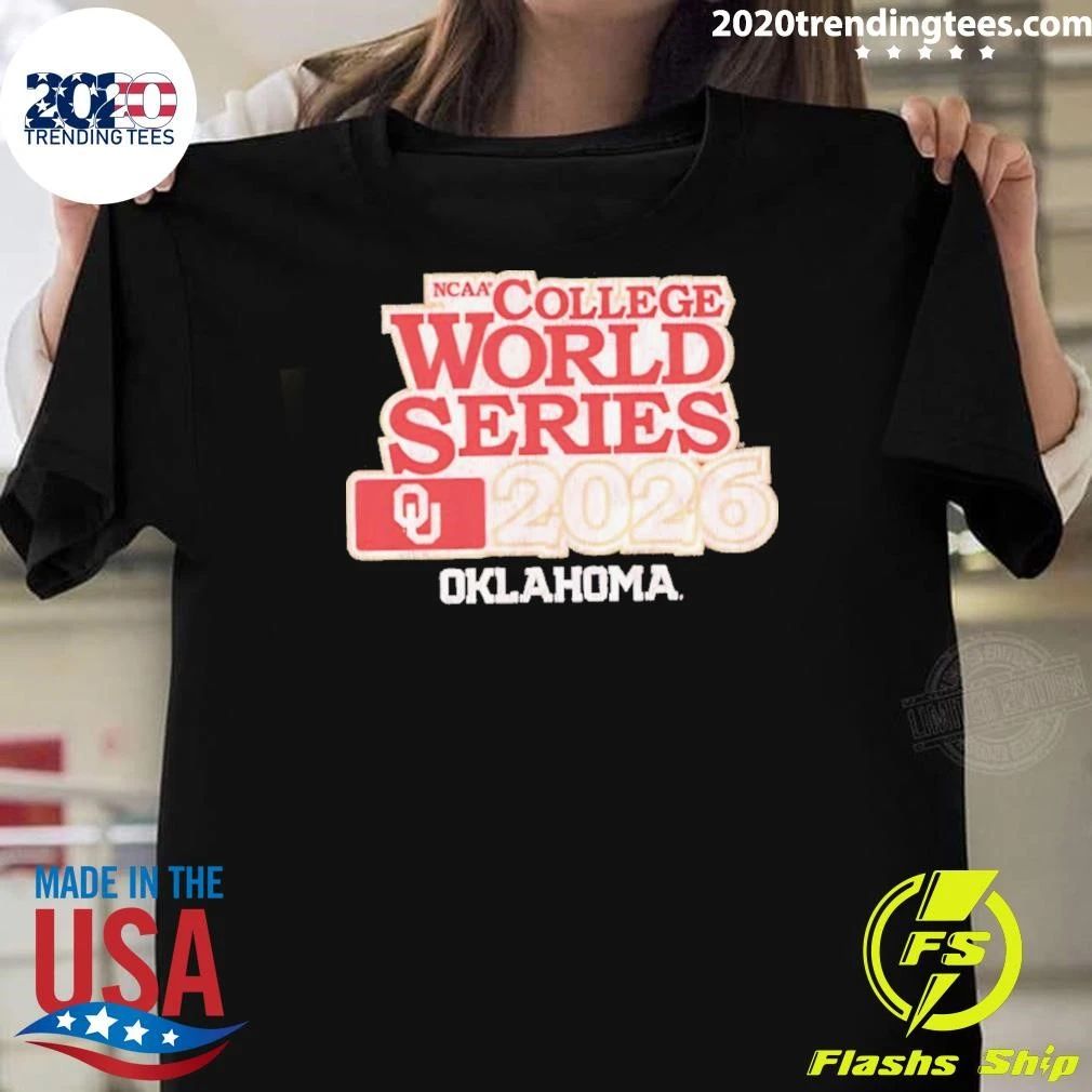 Oklahoma Baseball 2026 Ncaa College World Series Shirt Unisex T-shirt, Sweatshirt, Hoodie, Long Sleeve Tee - T-Shirt, Sweatshirt, Hoodie