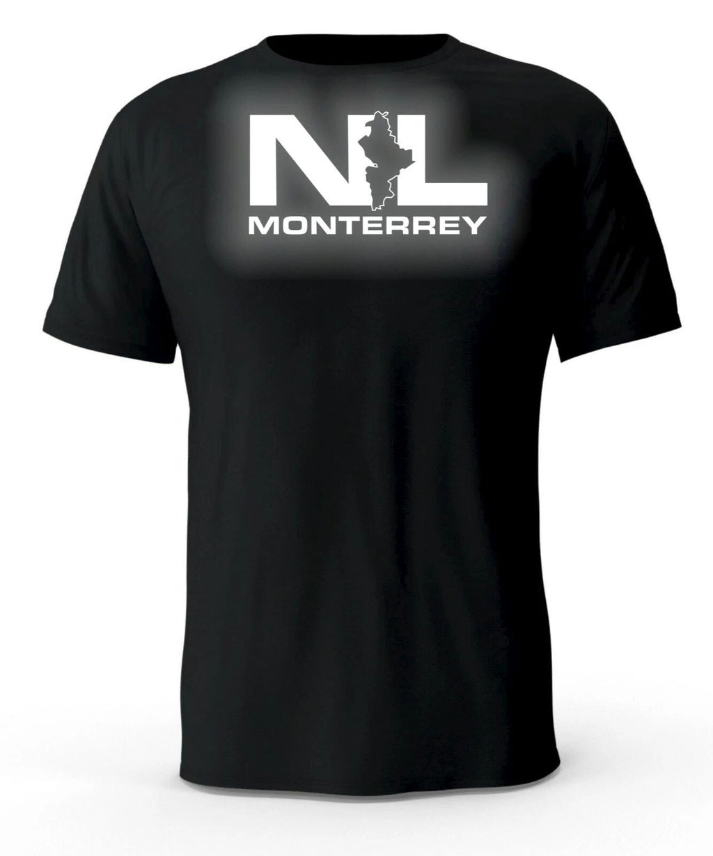Monterrey NL Reflective Logo Black T-Shirt Unisex T-shirt, Sweatshirt, Hoodie, Long Sleeve Tee - T-Shirt, Sweatshirt, Hoodie