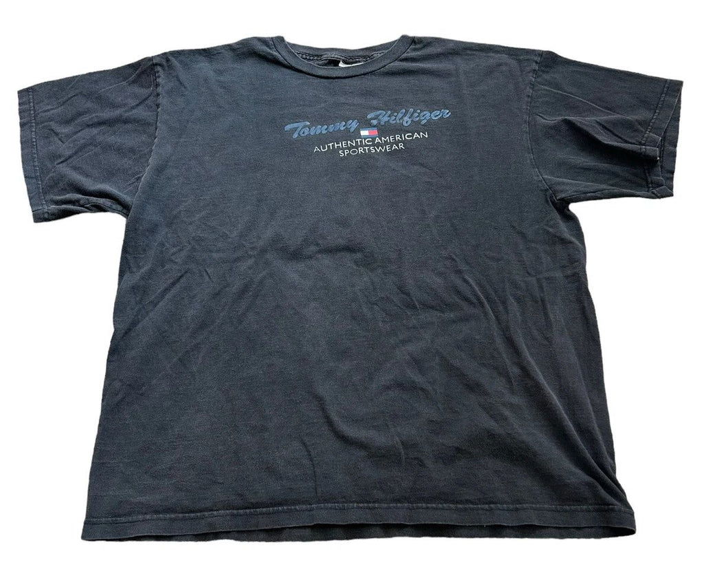 Vtg 90s Tommy Hilfiger Shirt American Streetwear USA Essential Skater Men's XL Unisex T-shirt, Sweatshirt, Hoodie, Long Sleeve Tee - T-Shirt, Sweatshirt, Hoodie