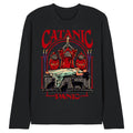 Steven Rhodes Catanic Panic Unisex Long Sleeve T-Shirt S-2XL, Black Unisex T-shirt, Sweatshirt, Hoodie, Long Sleeve Tee - T-Shirt, Sweatshirt, Hoodie