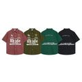 Men Women RHUDE Leisure Cotton Short Sleeve Lapel Shirt Unisex Holiday Shirt Unisex T-shirt, Sweatshirt, Hoodie, Long Sleeve Tee - T-Shirt, Sweatshirt, Hoodie