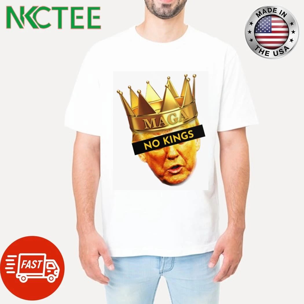 NKCtees No kings Donald Trump head shirt Unisex T-shirt, Sweatshirt, Hoodie, Long Sleeve Tee - T-Shirt, Sweatshirt, Hoodie