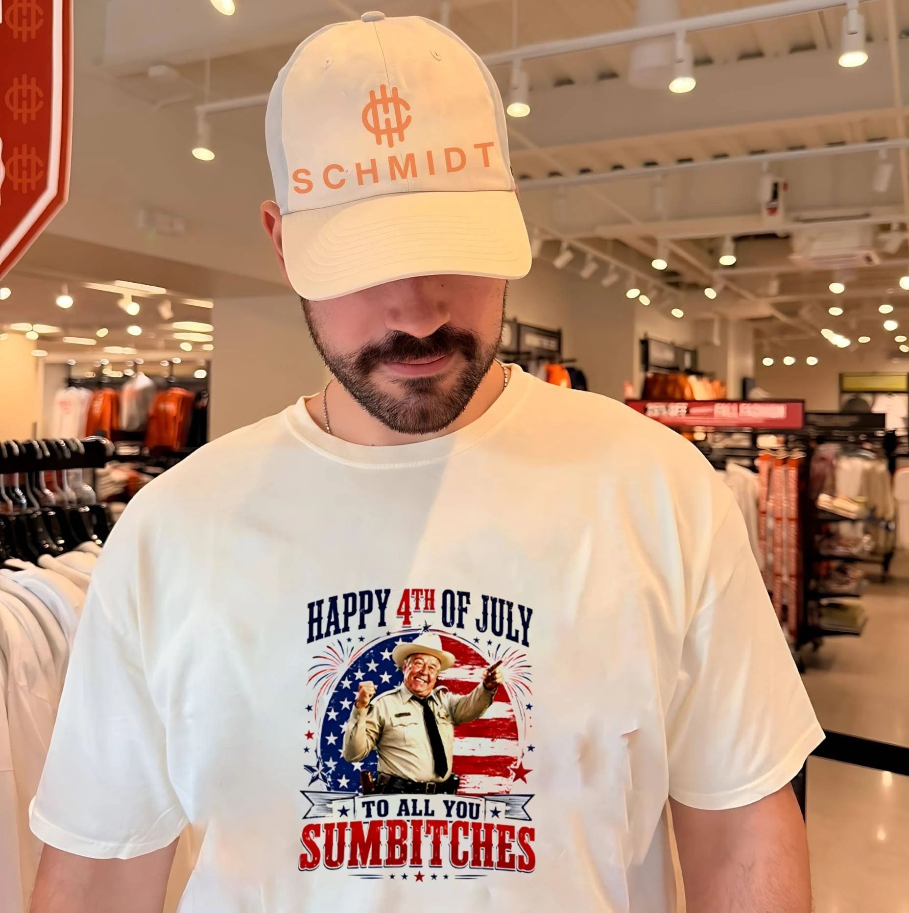 Happy 4th Of July To All You Sumbitches Sheriff Buford T. Justice Shirt Unisex T-shirt, Sweatshirt, Hoodie, Long Sleeve Tee - T-Shirt, Sweatshirt, Hoodie