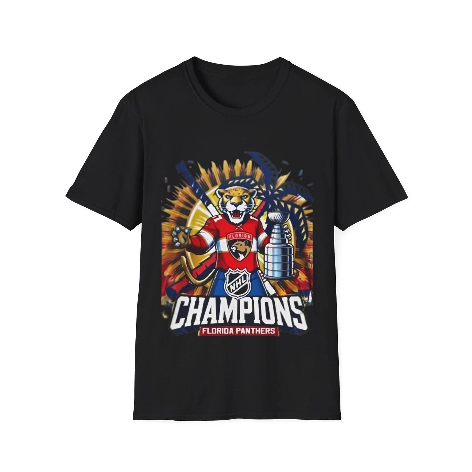 Soft Cotton t shirt. Florida Panthers Stanley Cup Champions Unisex T-shirt, Sweatshirt, Hoodie, Long Sleeve Tee - T-Shirt, Sweatshirt, Hoodie