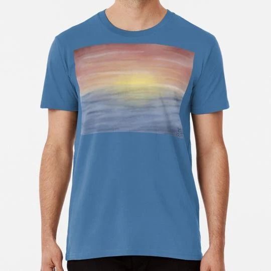 Simple Sunset Over Sea Size S to 5XL Made in the USA T-Shirt Unisex T-shirt, Sweatshirt, Hoodie, Long Sleeve Tee - T-Shirt, Sweatshirt, Hoodie